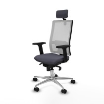 Office Chair with Headrest Piqueras y Crespo 2D086N2 Dark grey