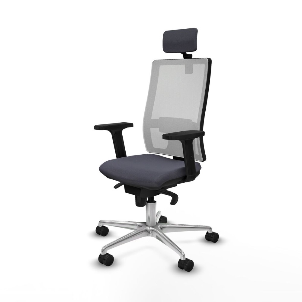 Office Chair with Headrest Piqueras y Crespo 2D086N2 Dark grey