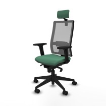 Office Chair with Headrest Piqueras y Crespo 2D066N2 Emerald Green