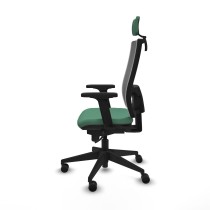 Office Chair with Headrest Piqueras y Crespo 2D066N2 Emerald Green
