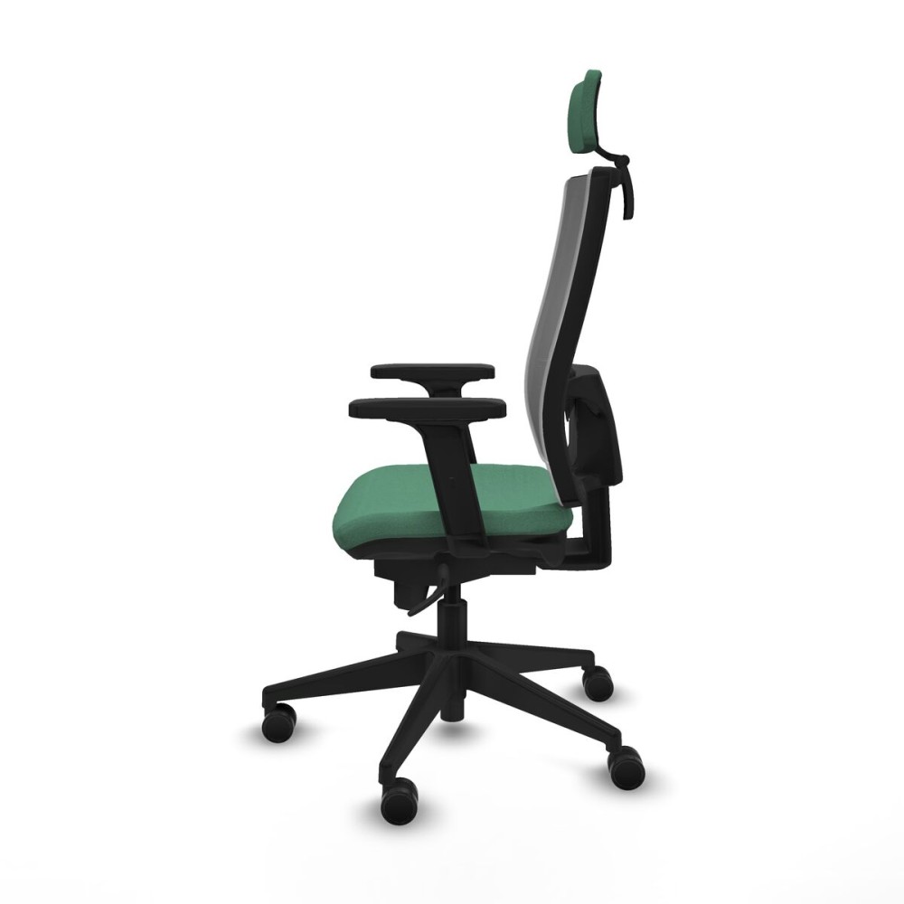 Office Chair with Headrest Piqueras y Crespo 2D066N2 Emerald Green