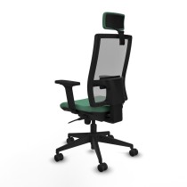 Office Chair with Headrest Piqueras y Crespo 2D066N2 Emerald Green