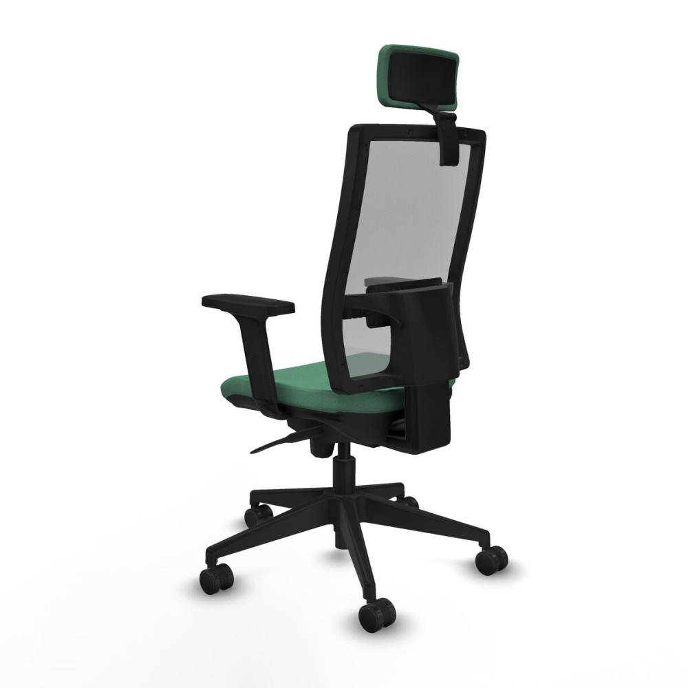 Office Chair with Headrest Piqueras y Crespo 2D066N2 Emerald Green