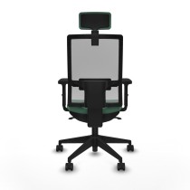 Office Chair with Headrest Piqueras y Crespo 2D066N2 Emerald Green