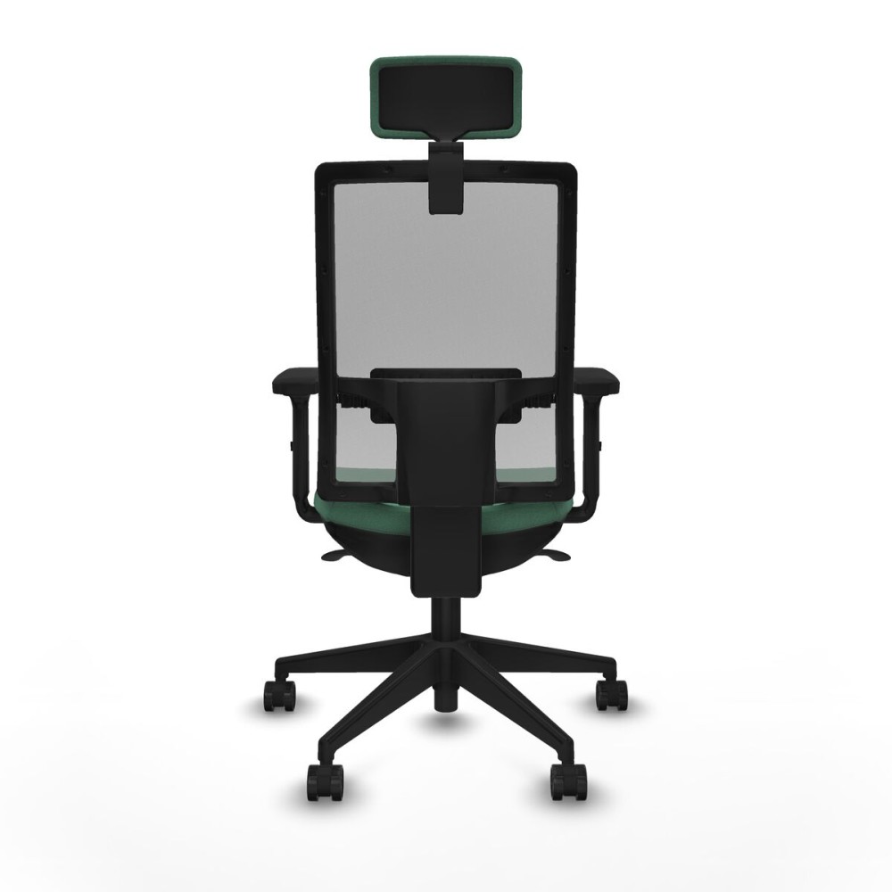 Office Chair with Headrest Piqueras y Crespo 2D066N2 Emerald Green