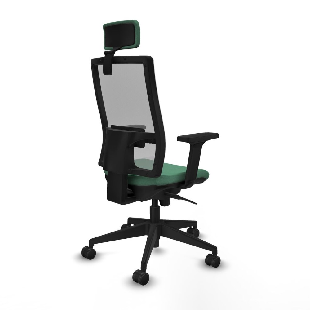 Office Chair with Headrest Piqueras y Crespo 2D066N2 Emerald Green