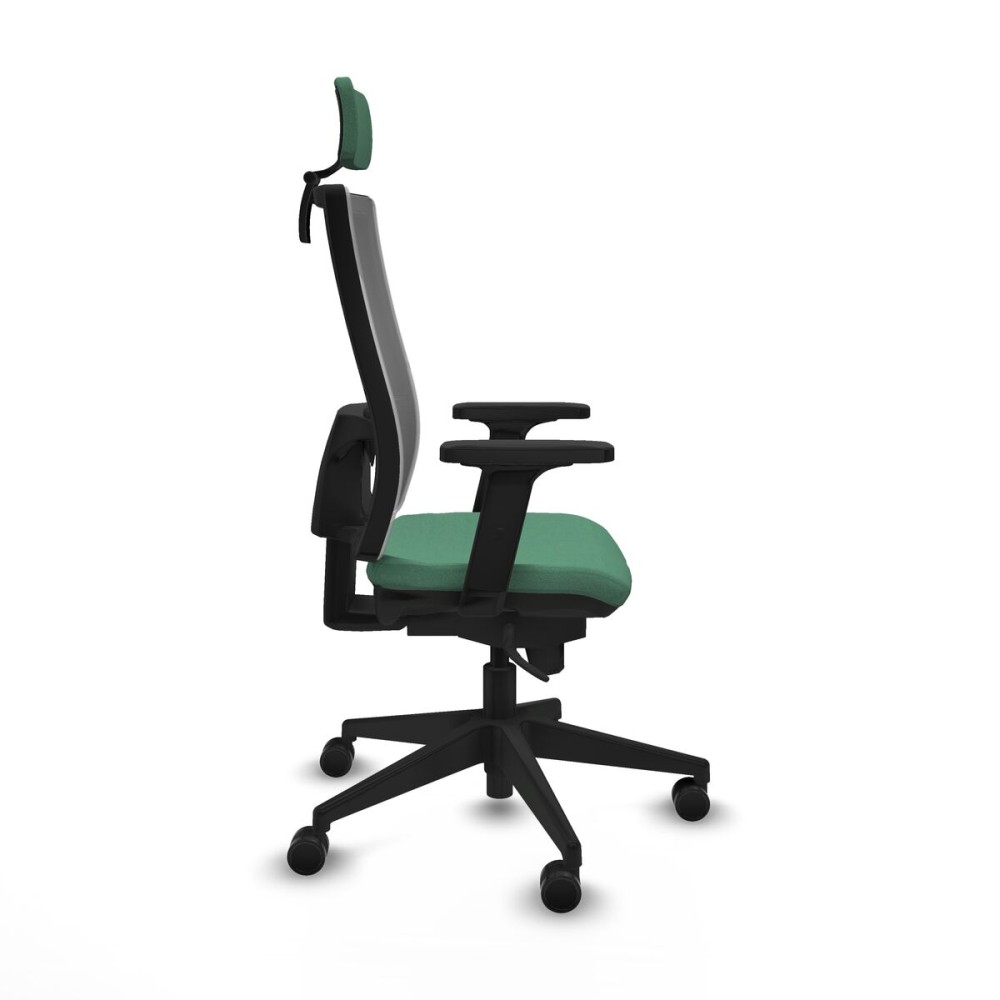 Office Chair with Headrest Piqueras y Crespo 2D066N2 Emerald Green