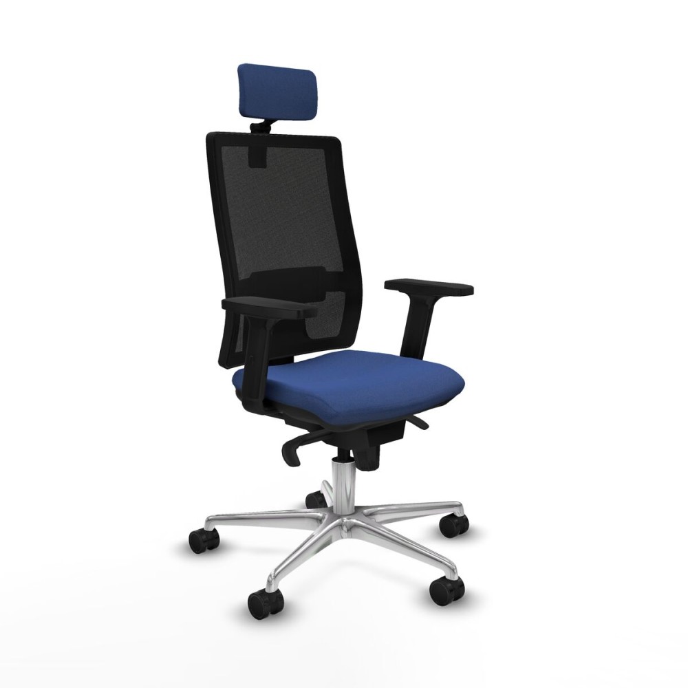Office Chair with Headrest Piqueras y Crespo 2D086N2 Navy Blue