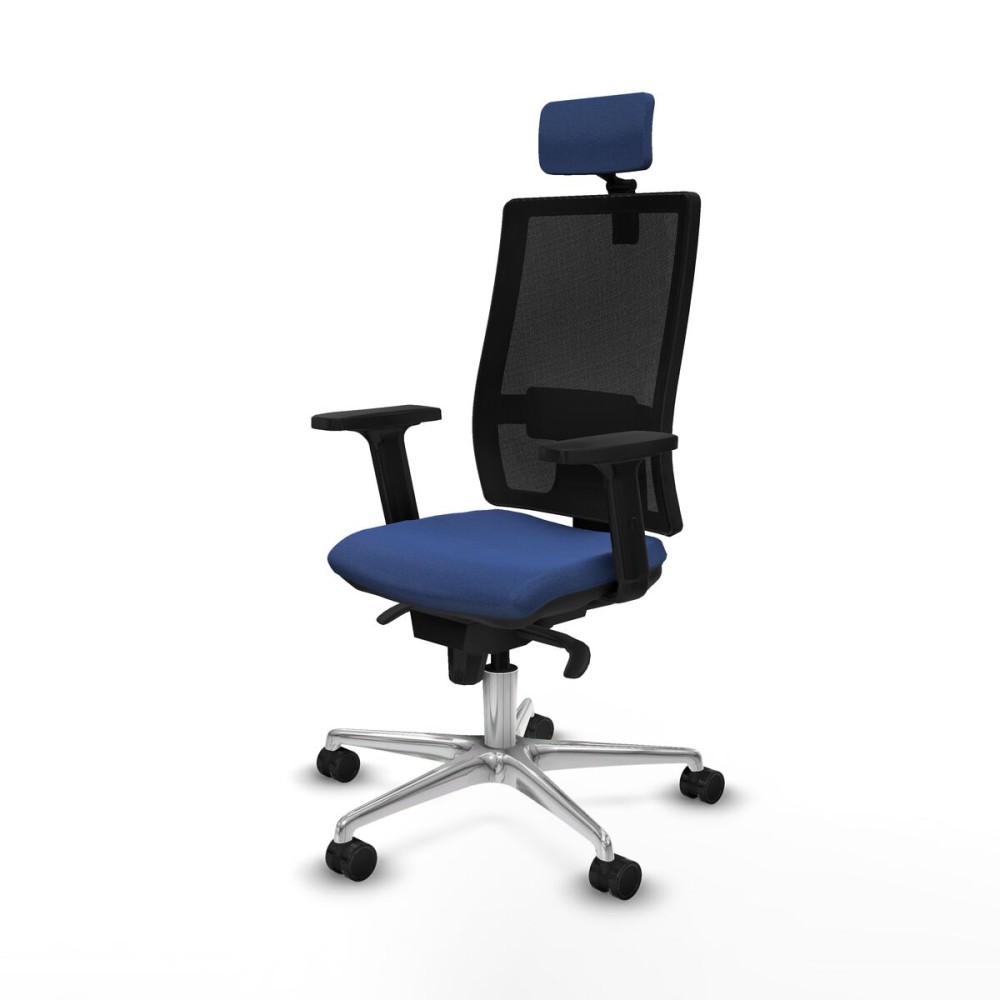 Office Chair with Headrest Piqueras y Crespo 2D086N2 Navy Blue