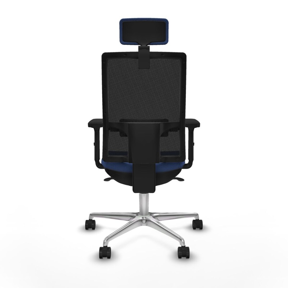 Office Chair with Headrest Piqueras y Crespo 2D086N2 Navy Blue