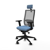 Office Chair with Headrest Piqueras y Crespo 2D066N2 Sky blue
