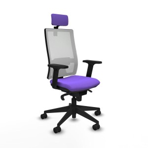 Chaise de Bureau avec Appui-tête Piqueras y Crespo 2D066N2 Lila