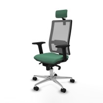Office Chair with Headrest Piqueras y Crespo 2D086N2 Emerald Green