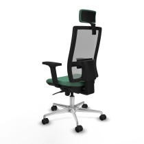 Office Chair with Headrest Piqueras y Crespo 2D086N2 Emerald Green