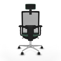 Office Chair with Headrest Piqueras y Crespo 2D086N2 Emerald Green