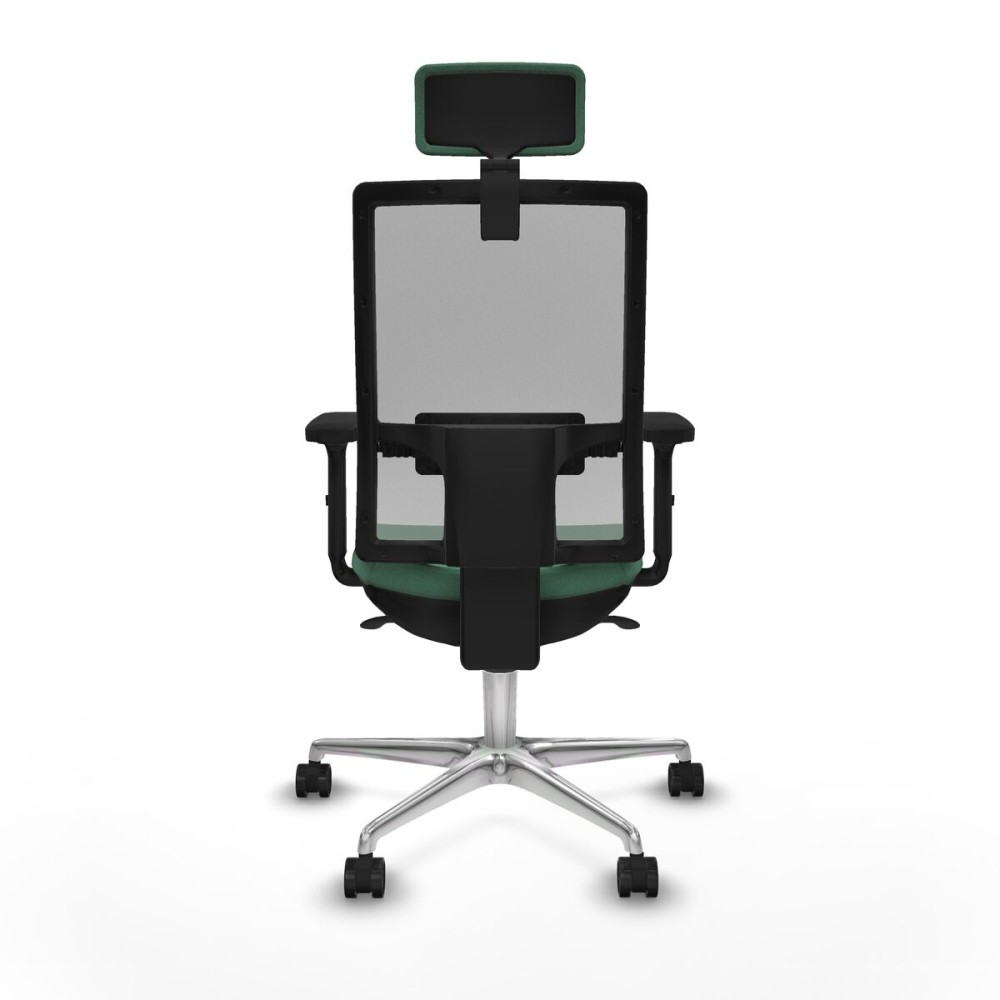Office Chair with Headrest Piqueras y Crespo 2D086N2 Emerald Green