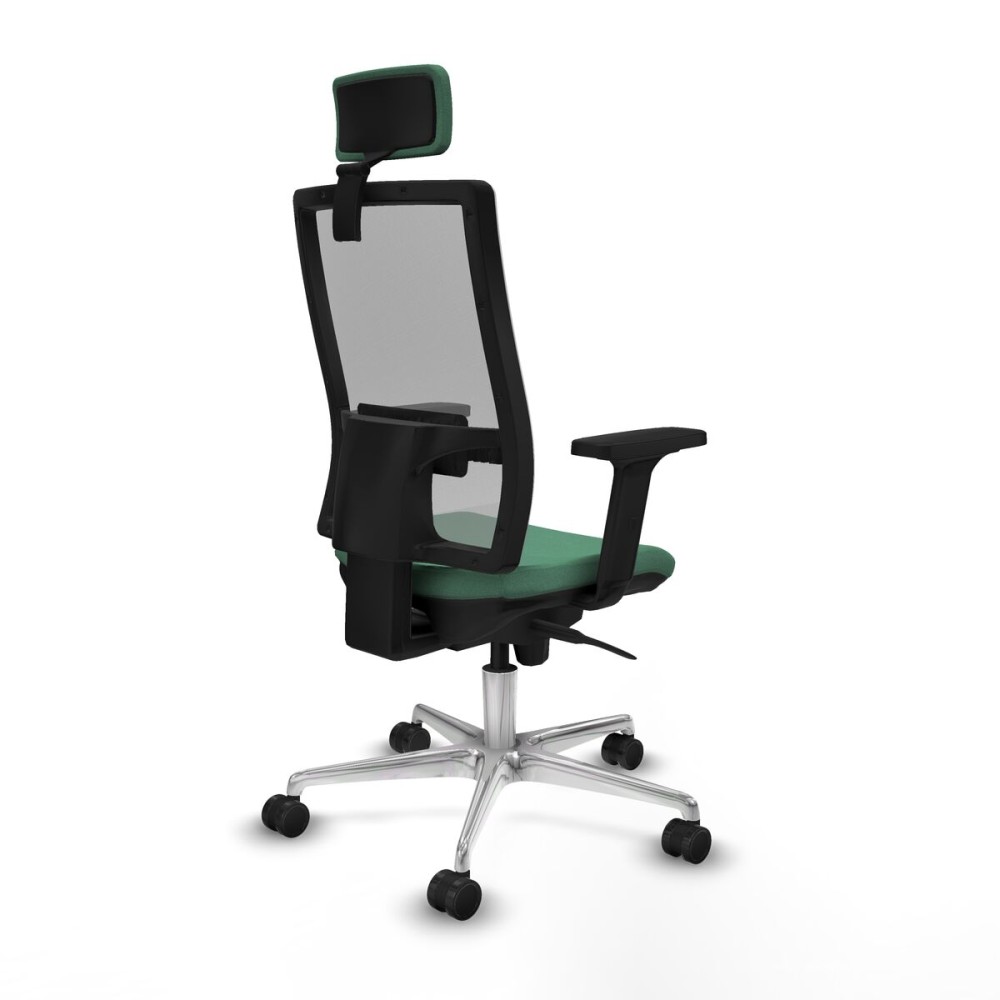 Office Chair with Headrest Piqueras y Crespo 2D086N2 Emerald Green