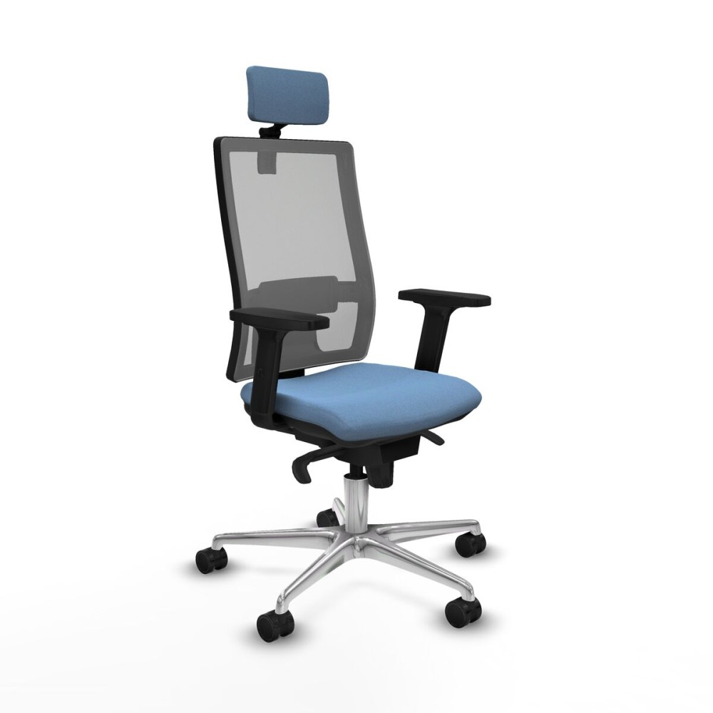 Office Chair with Headrest Piqueras y Crespo 2D086N2 Sky blue