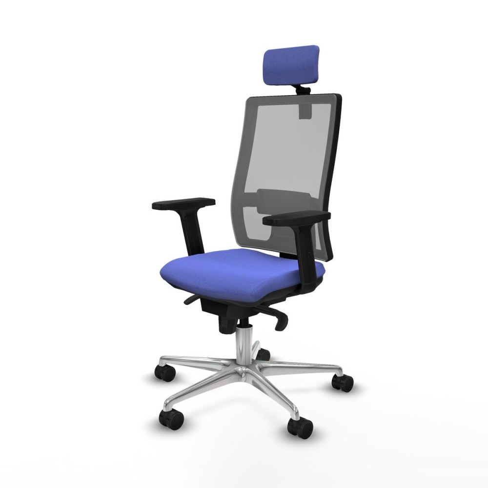 Office Chair with Headrest Piqueras y Crespo 2D086N2 Light Blue
