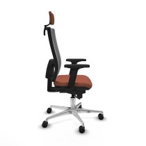 Office Chair with Headrest Piqueras y Crespo 2D086N2 Brown Grey