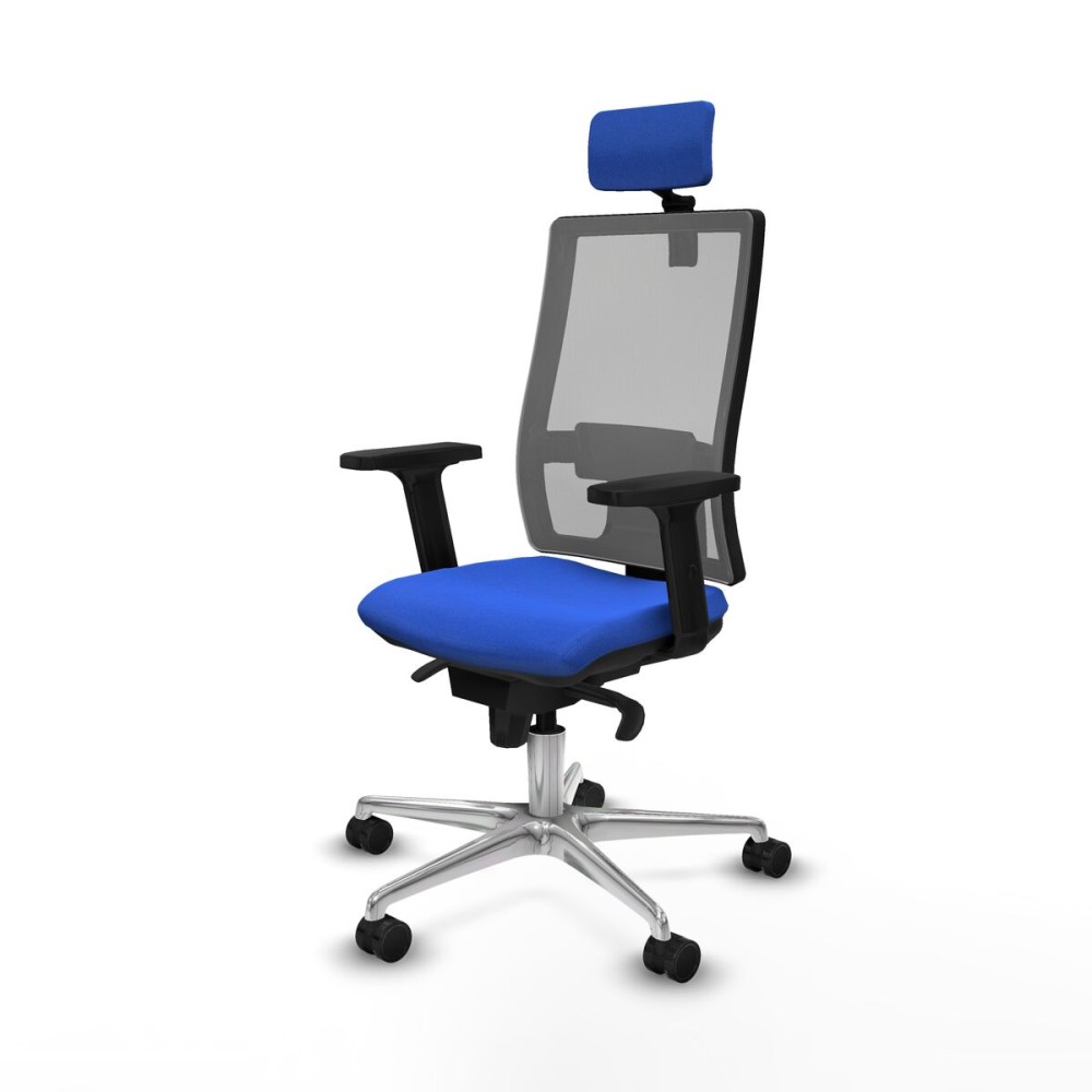 Office Chair with Headrest Piqueras y Crespo 2D086N2 Blue