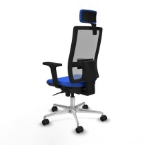 Office Chair with Headrest Piqueras y Crespo 2D086N2 Blue