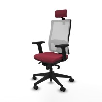 Bürostuhl mit Kopfstütze Piqueras y Crespo 2D066N2 Granatrot
