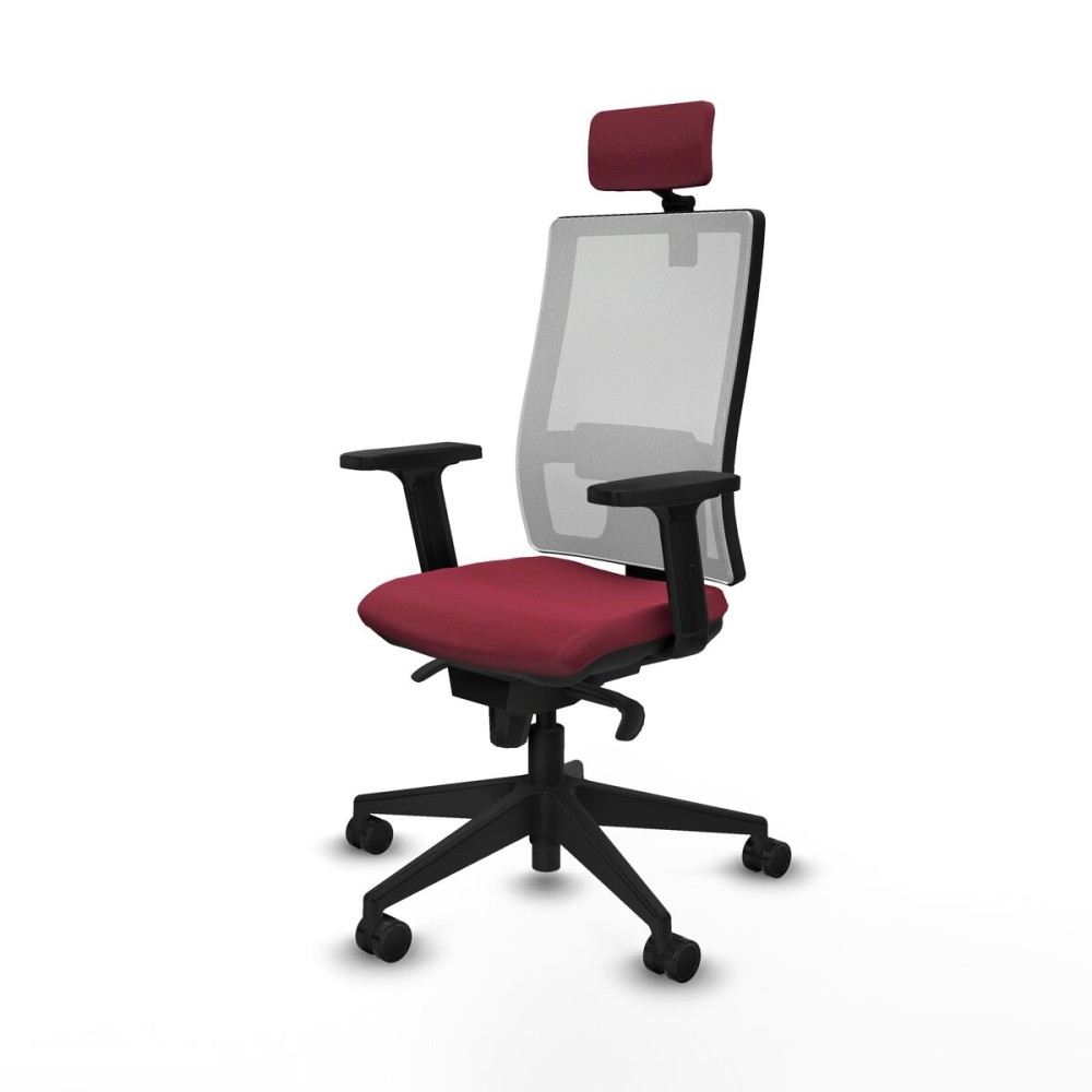 Bürostuhl mit Kopfstütze Piqueras y Crespo 2D066N2 Granatrot