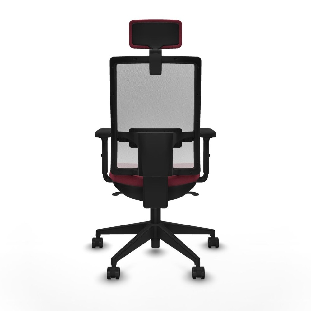 Chaise de Bureau avec Appui-tête Piqueras y Crespo 2D066N2 Bordeaux
