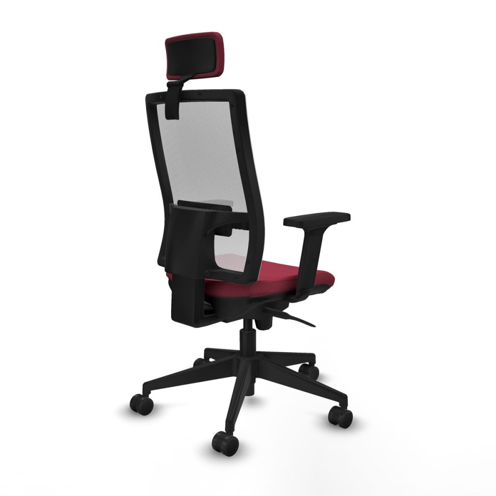 Bürostuhl mit Kopfstütze Piqueras y Crespo 2D066N2 Granatrot