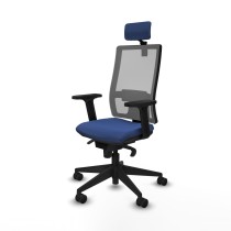 Bürostuhl mit Kopfstütze Piqueras y Crespo 2D066N2 Marineblau