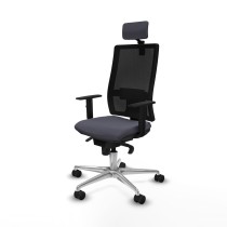 Bürostuhl mit Kopfstütze Piqueras y Crespo 1D086N2 Dunkelgrau