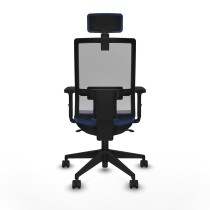 Bürostuhl mit Kopfstütze Piqueras y Crespo 2D066N2 Marineblau