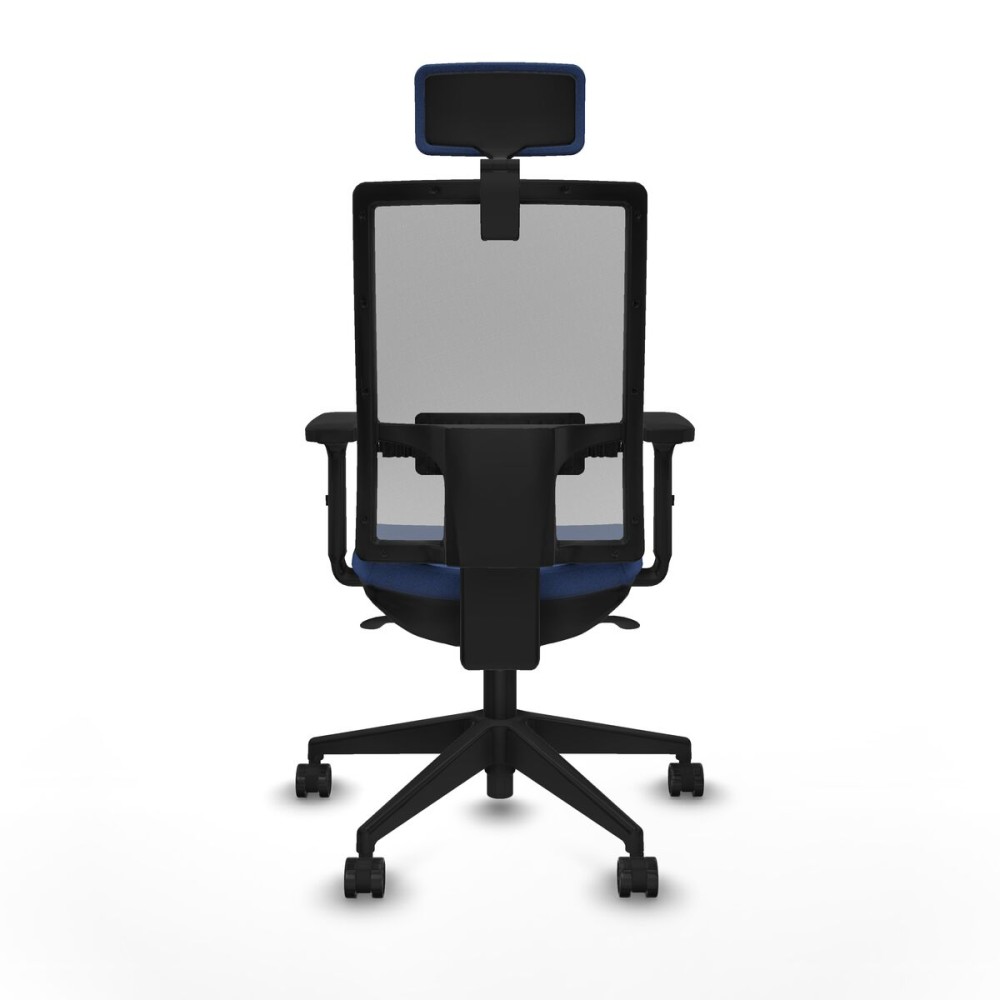 Office Chair with Headrest Piqueras y Crespo 2D066N2 Navy Blue