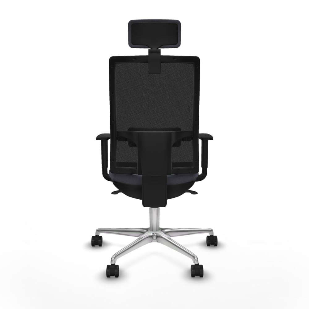 Chaise de Bureau avec Appui-tête Piqueras y Crespo 1D086N2 Gris foncé