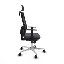 Chaise de Bureau avec Appui-tête Piqueras y Crespo 1D086N2 Gris foncé