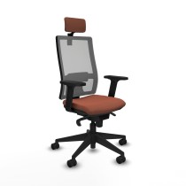 Bürostuhl mit Kopfstütze Piqueras y Crespo 2D066N2 Braun Grau