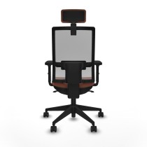 Bürostuhl mit Kopfstütze Piqueras y Crespo 2D066N2 Braun Grau