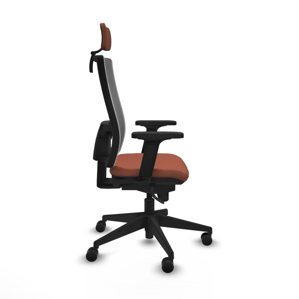 Bürostuhl mit Kopfstütze Piqueras y Crespo 2D066N2 Braun Grau
