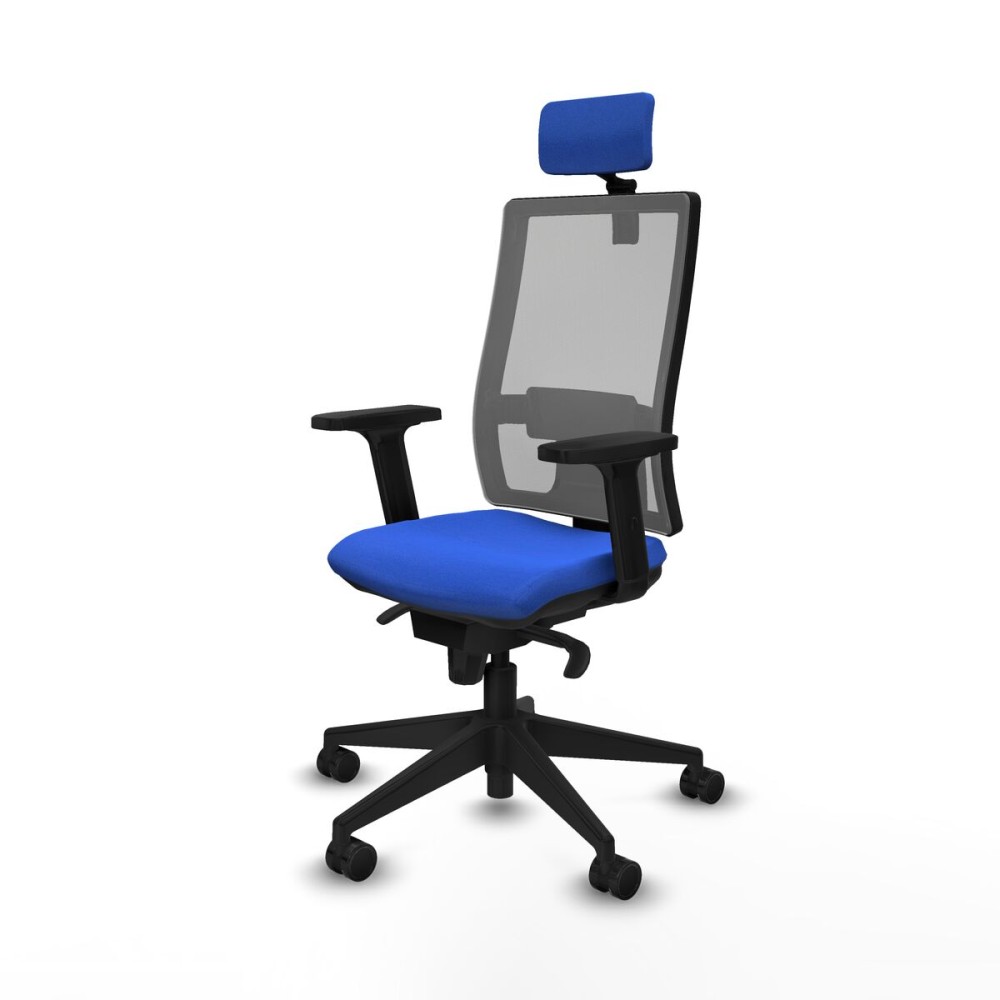 Bürostuhl mit Kopfstütze Piqueras y Crespo 2D066N2 Blau
