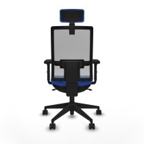 Bürostuhl mit Kopfstütze Piqueras y Crespo 2D066N2 Blau