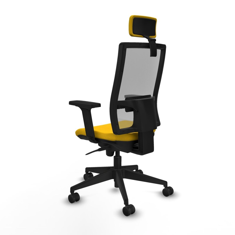 Chaise de Bureau avec Appui-tête Piqueras y Crespo 2D066N2 Jaune