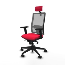 Bürostuhl mit Kopfstütze Piqueras y Crespo 2D066N2 Rot