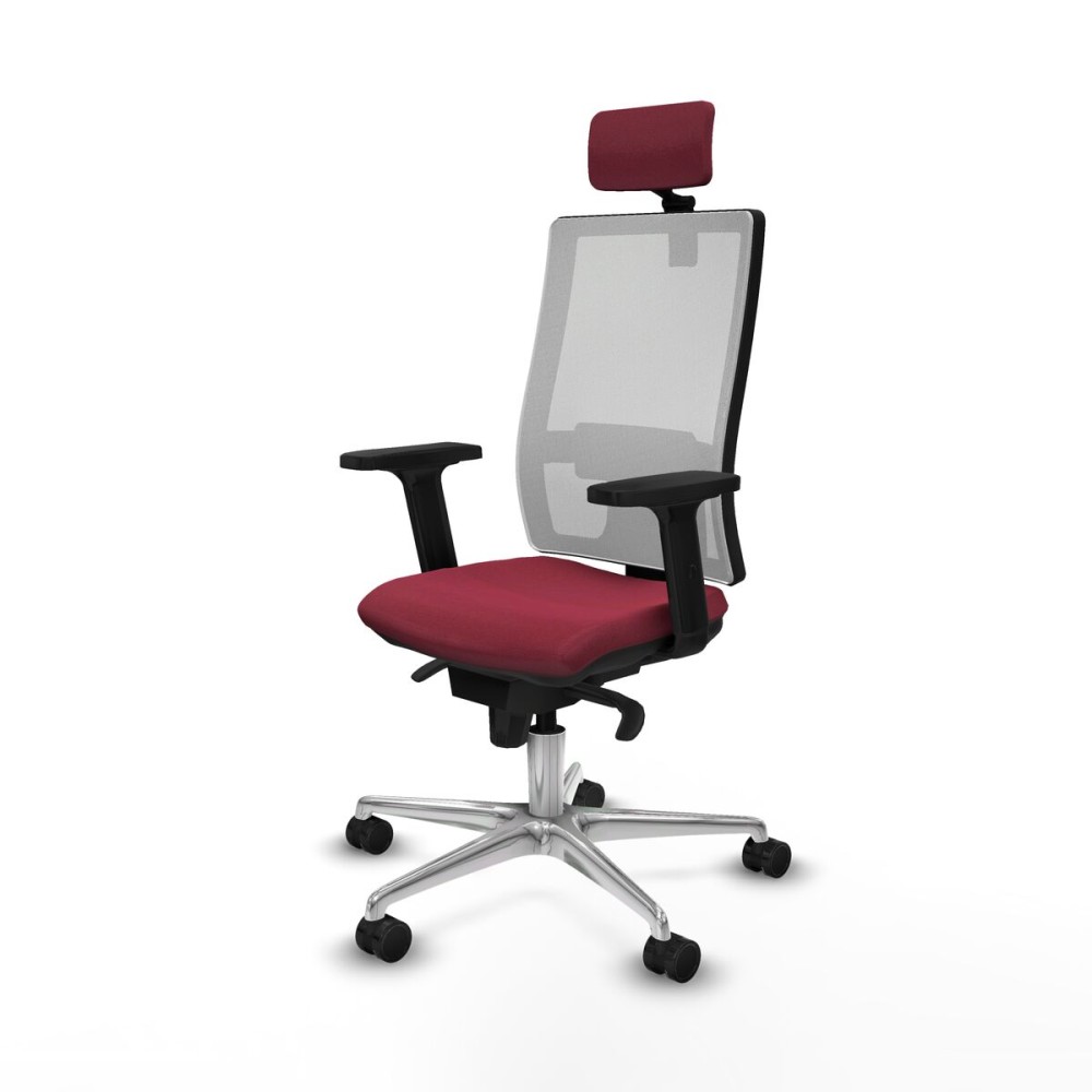 Bürostuhl mit Kopfstütze Piqueras y Crespo 2D086N2 Granatrot
