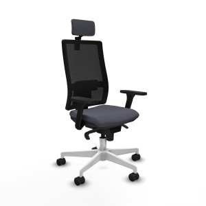Bürostuhl mit Kopfstütze Piqueras y Crespo 3D026N2 Dunkelgrau