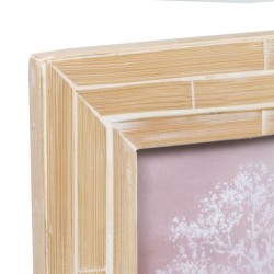 Fotorahmen Beige Bambus Holz MDF 17 x 1 x 22 cm