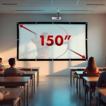 Projection Screen MacLean MC-167 135"