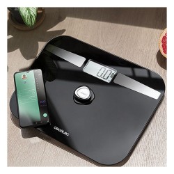 Digital Bathroom Scales Cecotec EcoPower 10200 Smart Healthy LCD Bluetooth 180 kg Black