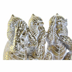 Deko-Figur DKD Home Decor Gold Harz Tropical Decapé 21 x 11 x 16,2 cm