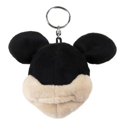 Plüschtier Schlüsselanhänger Mickey Mouse Schwarz